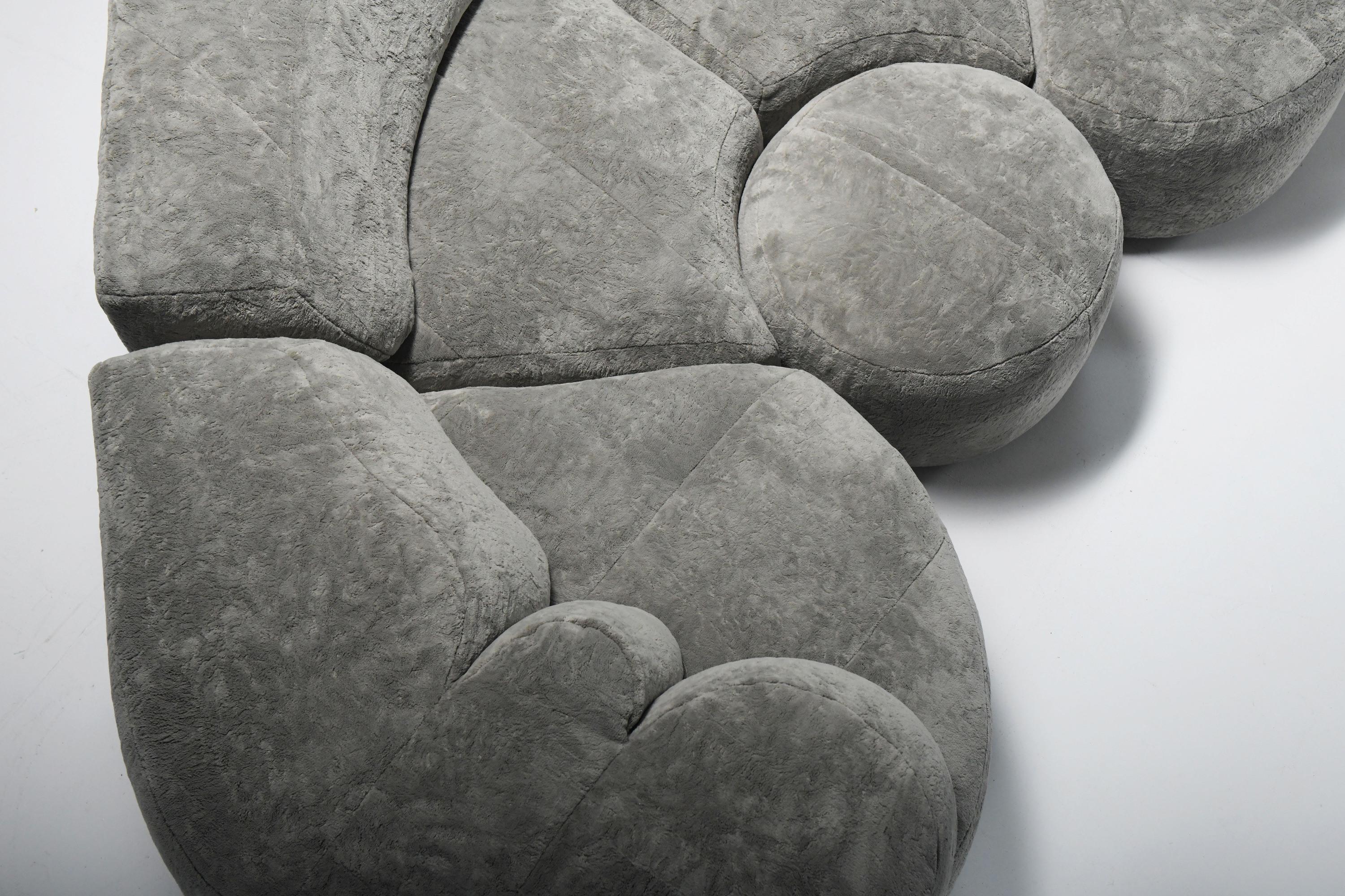 Ultra rare Paysage - Landscape sofa by Hans Hopfer for Roche Bobois France 1978 For Sale 5