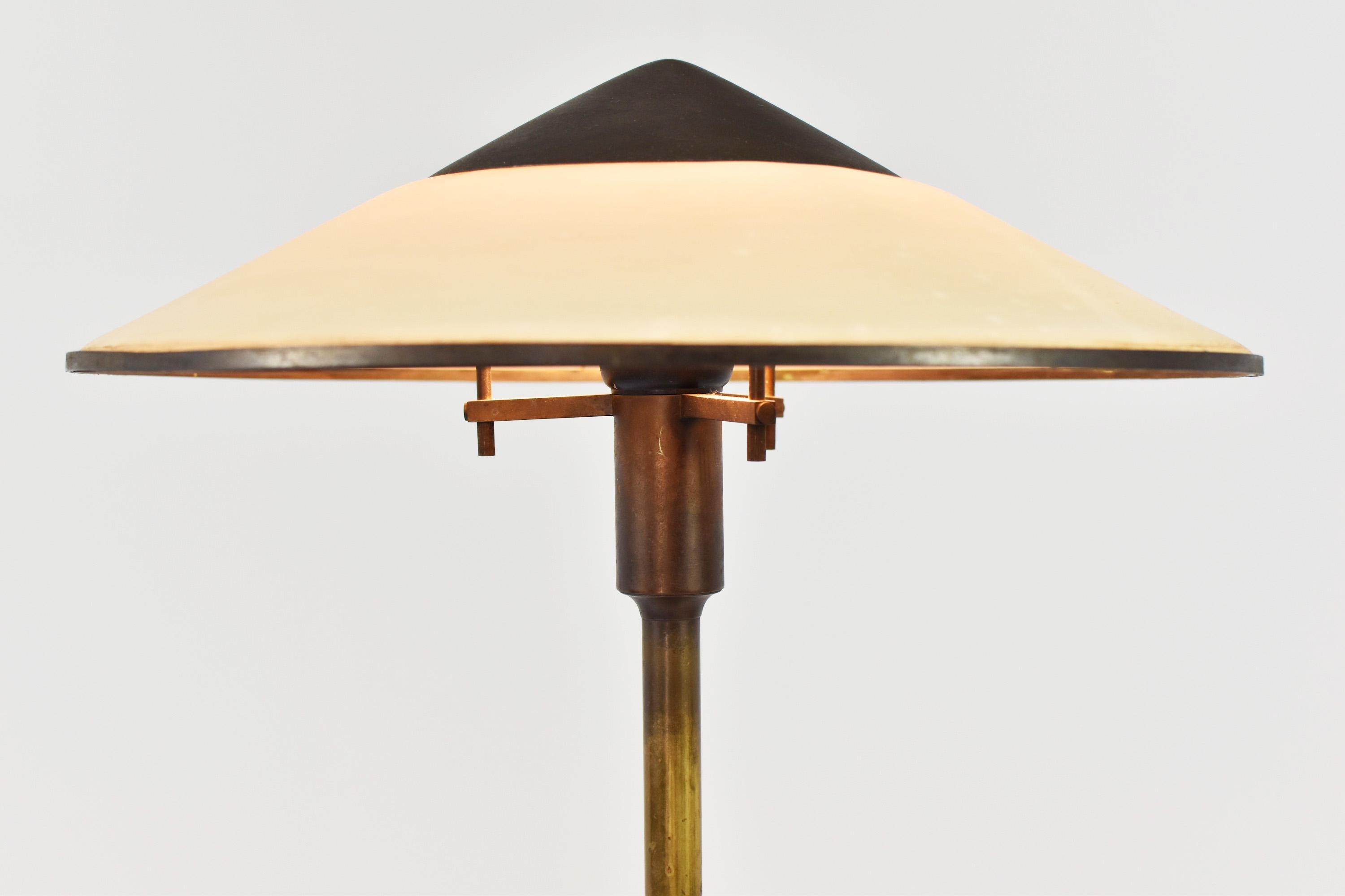 Brass Ultra Rare ’T3’ Table Lamp by Niels Rasmussen Thykier, Denmark, 1929