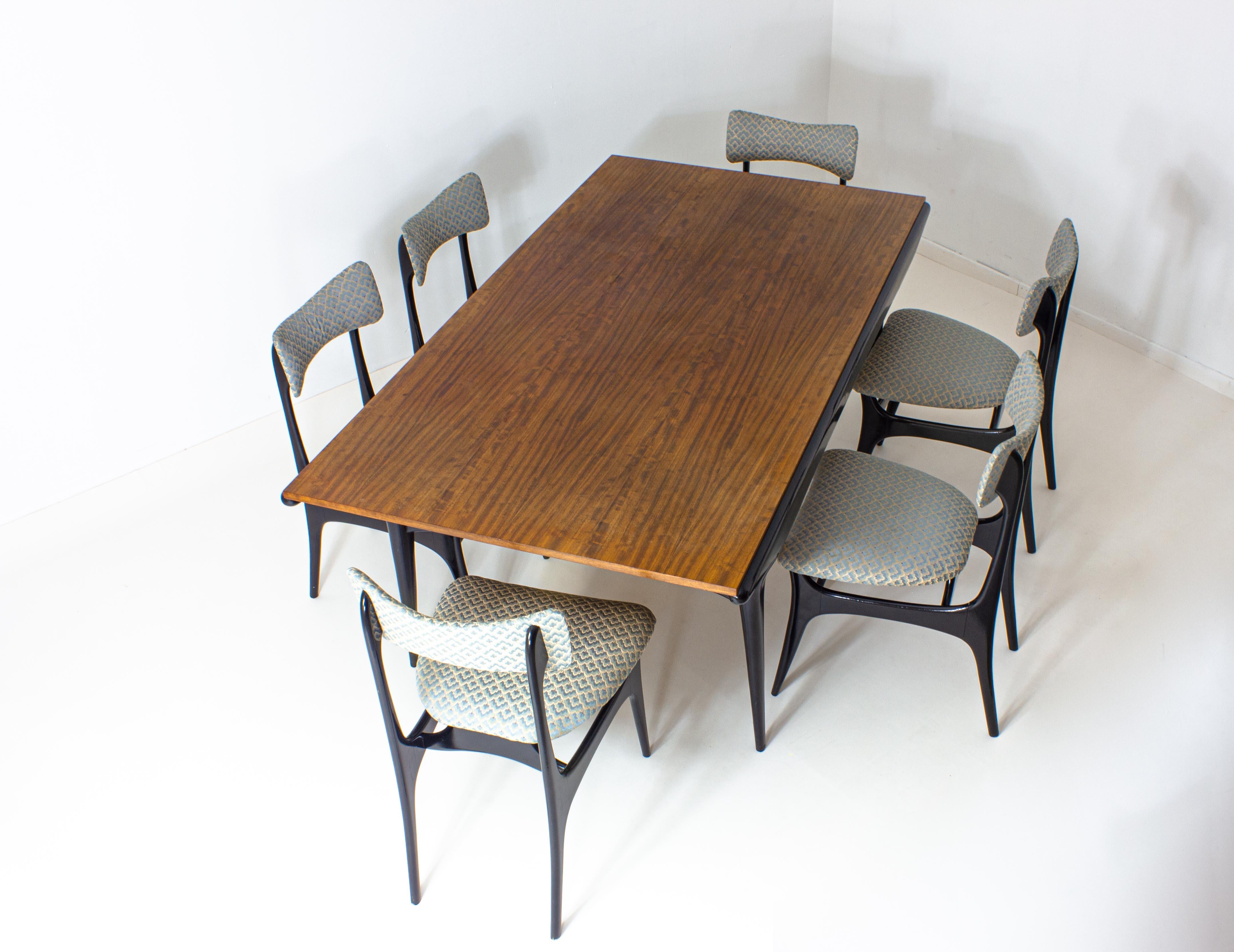 Table de salle à manger T4 ultra rare d'Alfred Hendrickx, 1959 en vente 9