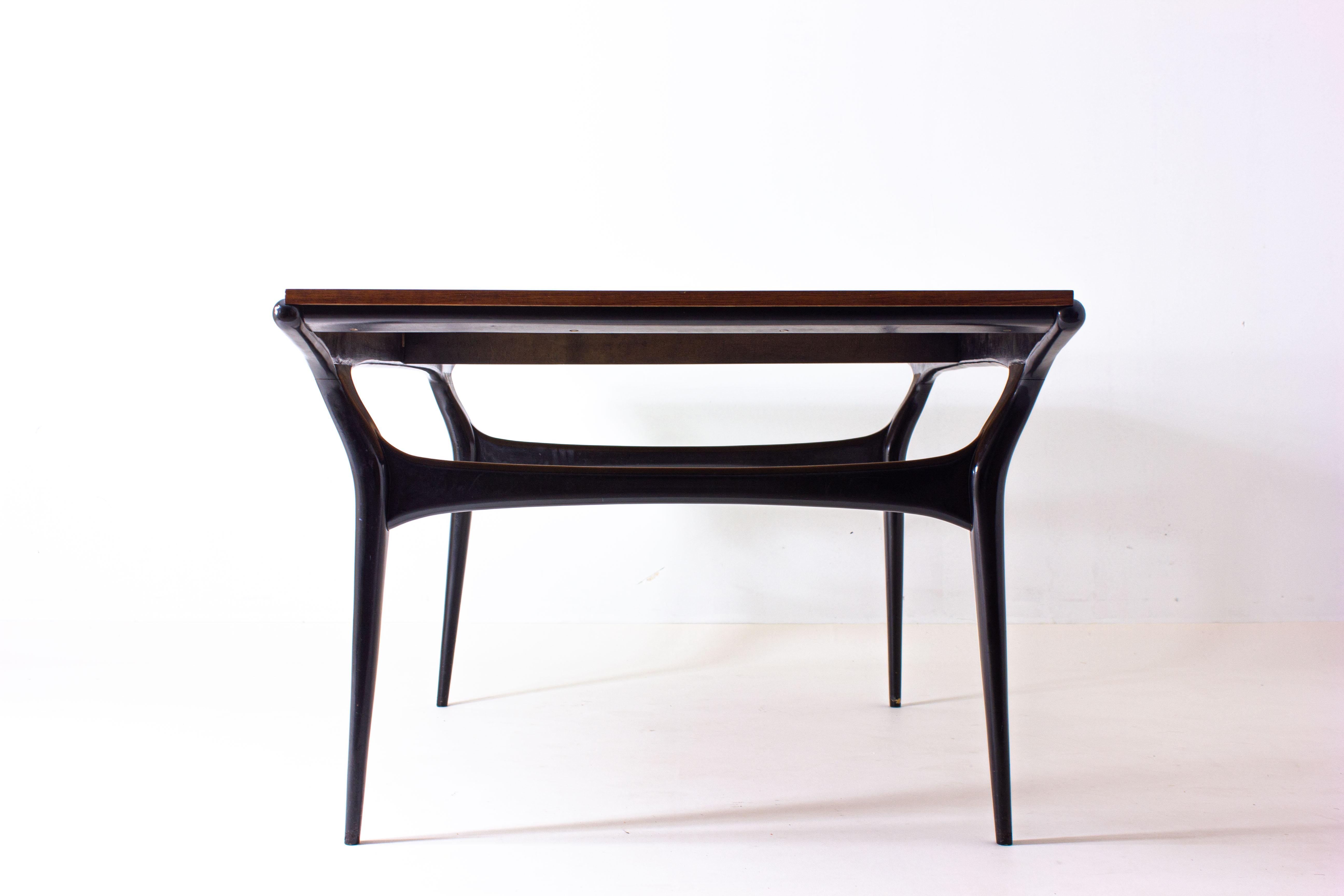 Mid-20th Century Ultra Rare T4 Dining Table by Alfred Hendrickx, 1959 For Sale
