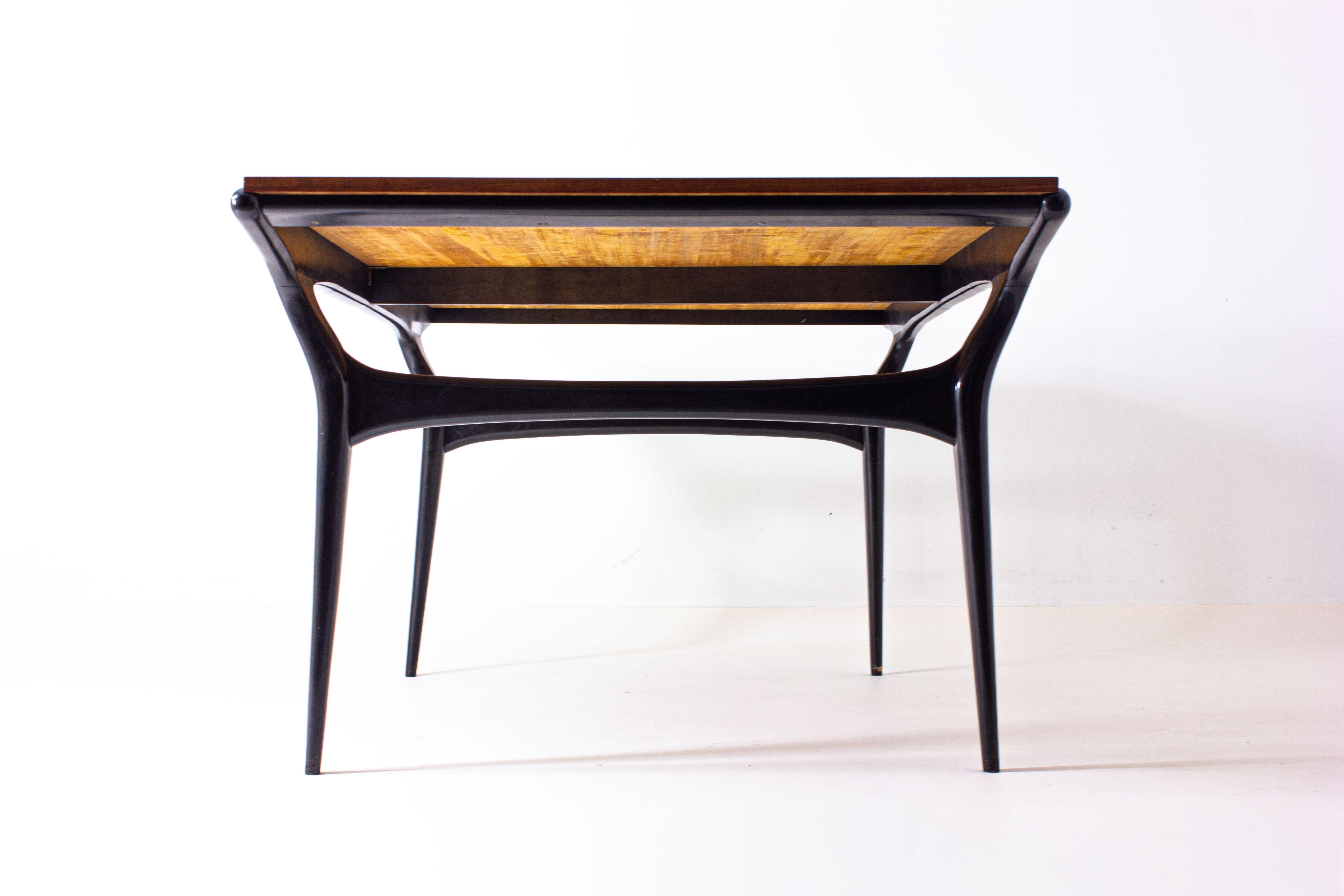 Beech Ultra Rare T4 Dining Table by Alfred Hendrickx, 1959 For Sale