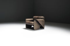 Ultra-rare vintage DS 125 armchair, designed by Gerd Lange for De Sede Swiss.
