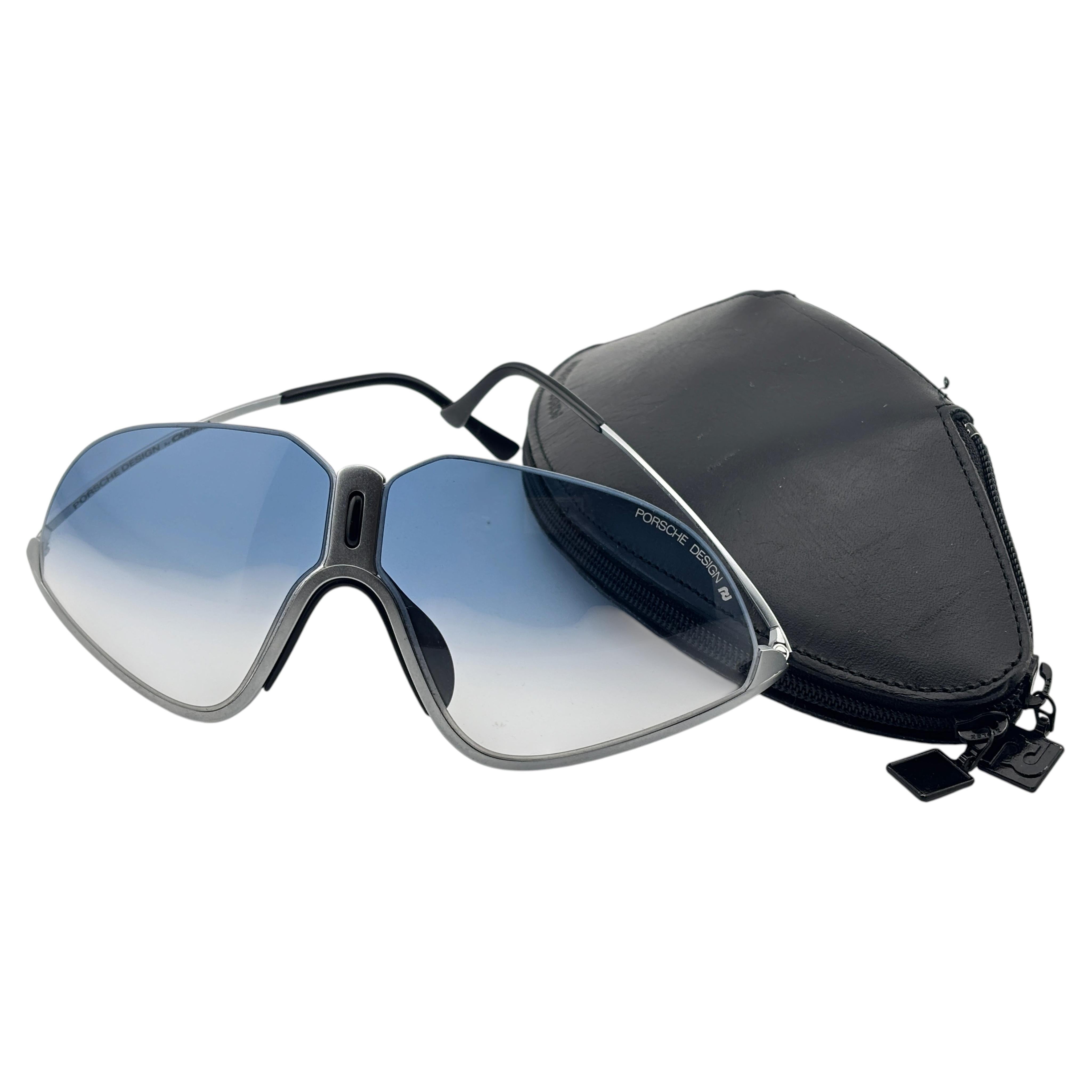 Ultra Rare Vintage Porsche 5630 Silver Frame 1980 Sunglasses Germany