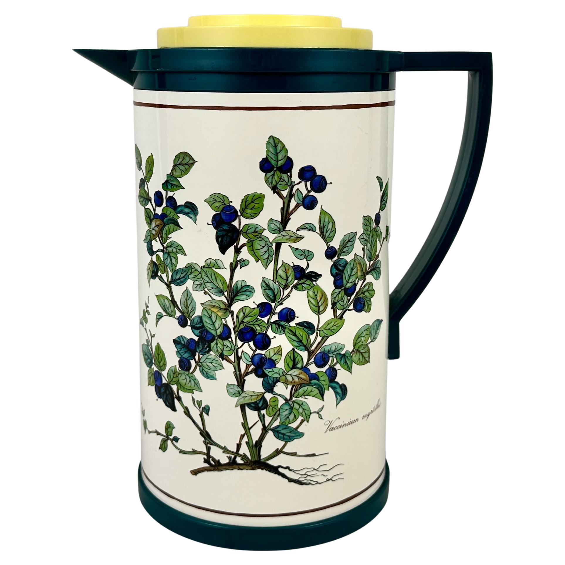 Ultra-Rare Vintage Villeroy 
Boch "Botanica" Cold Drinks Thermos For Sale