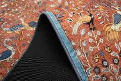 Ultra-Soft Padded Burnt-Orange Birds