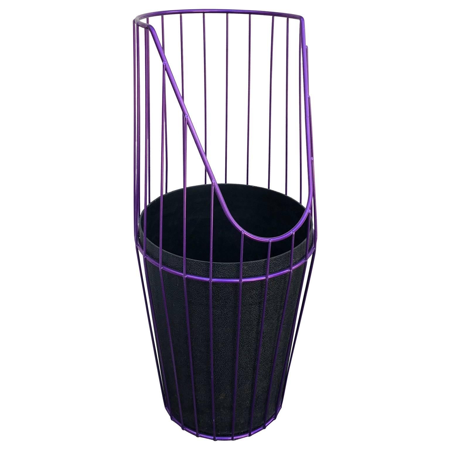 wire garbage can
