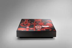 Ultracoffee Black and Red Coffee Table by Vetralia