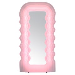 Ultrafragola Illuminated Wall Mirror Designed by Ettore Sottsass