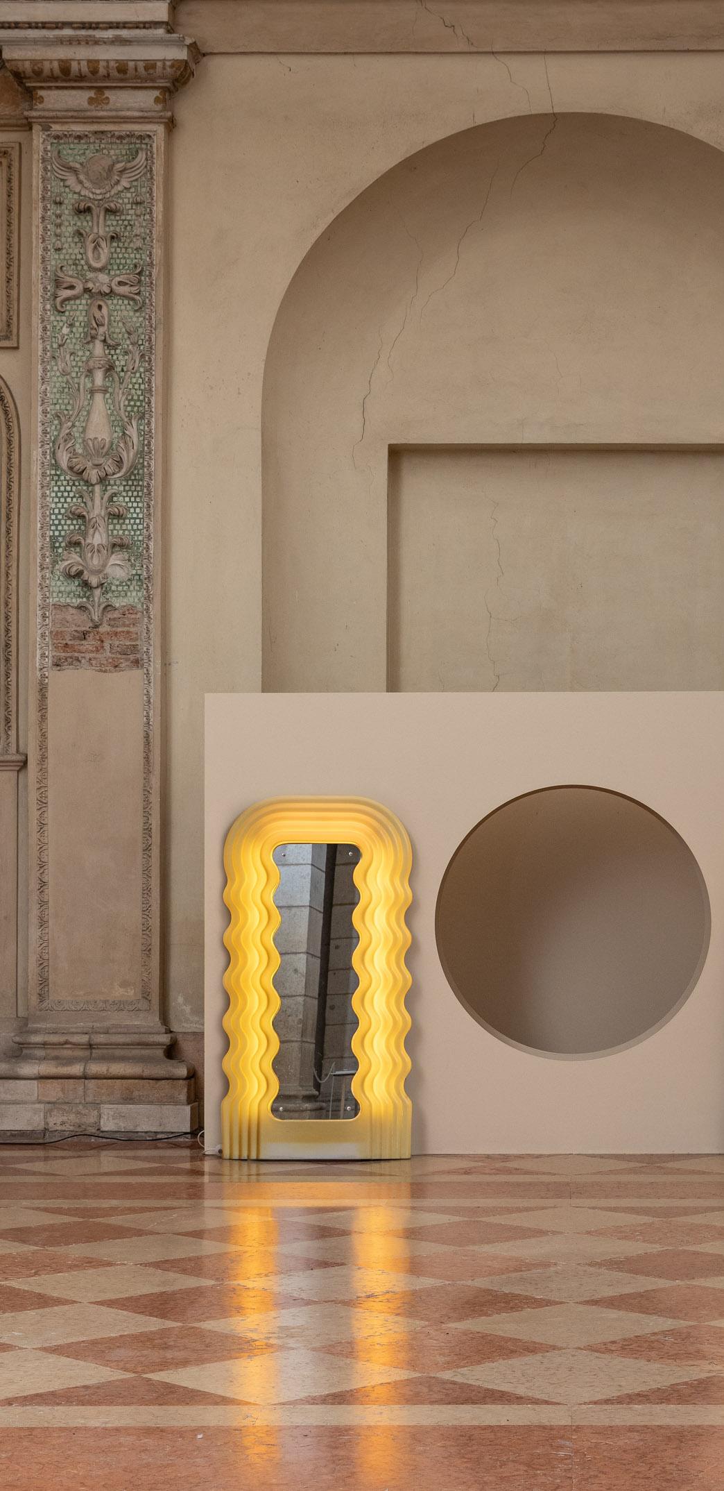 Mid-Century Modern Ultrafragola Mirror by Ettore Sottsass for Poltronova, Italy 1970