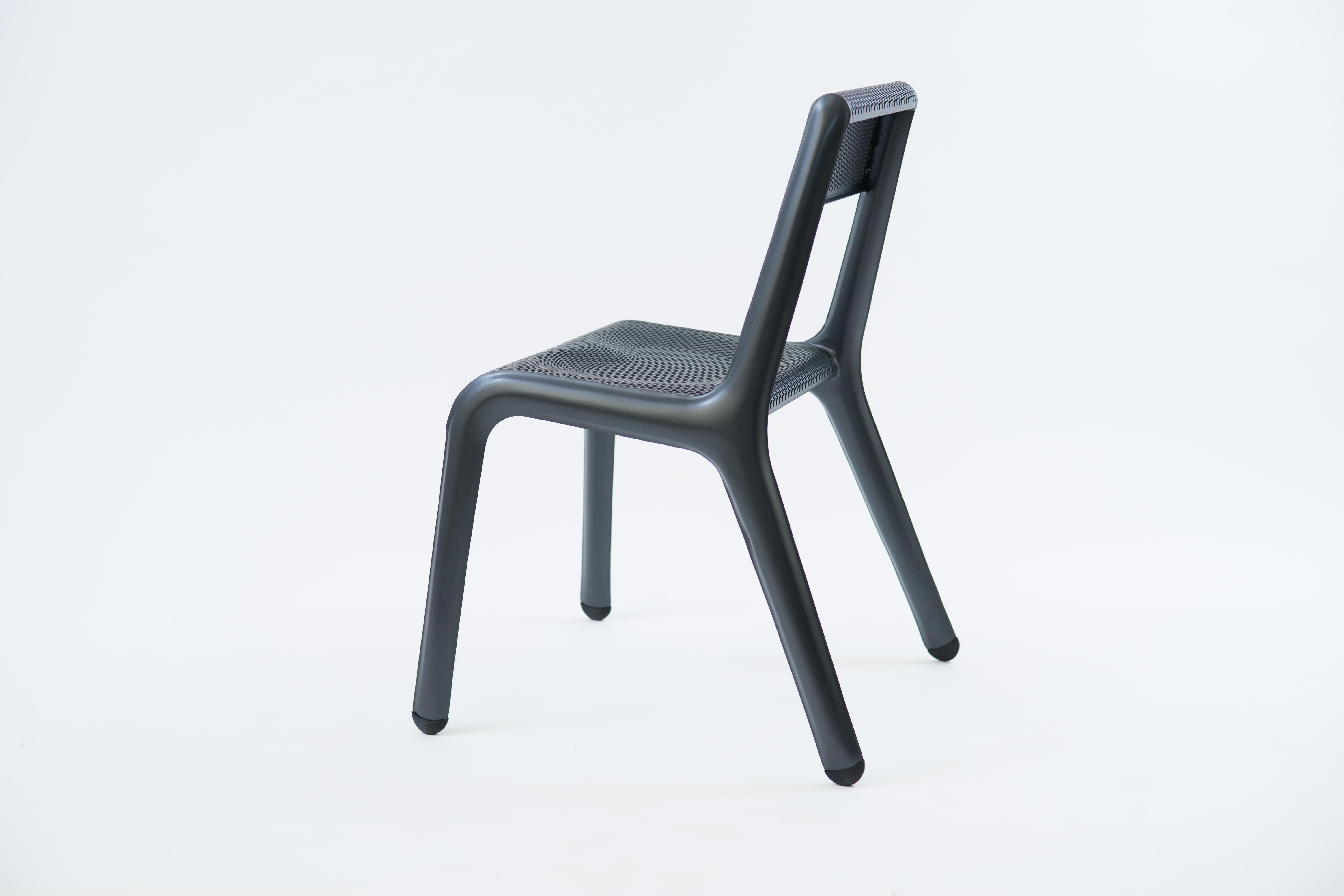 Ultraleggera Anodic Black Chair by Zieta For Sale 2
