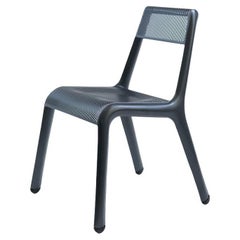 Ultraleggera Eloxierter schwarzer Stuhl von Zieta
