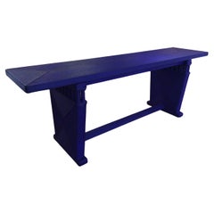 Ultramarine Blue Console by Christian Astuguevieille, Contemporary
