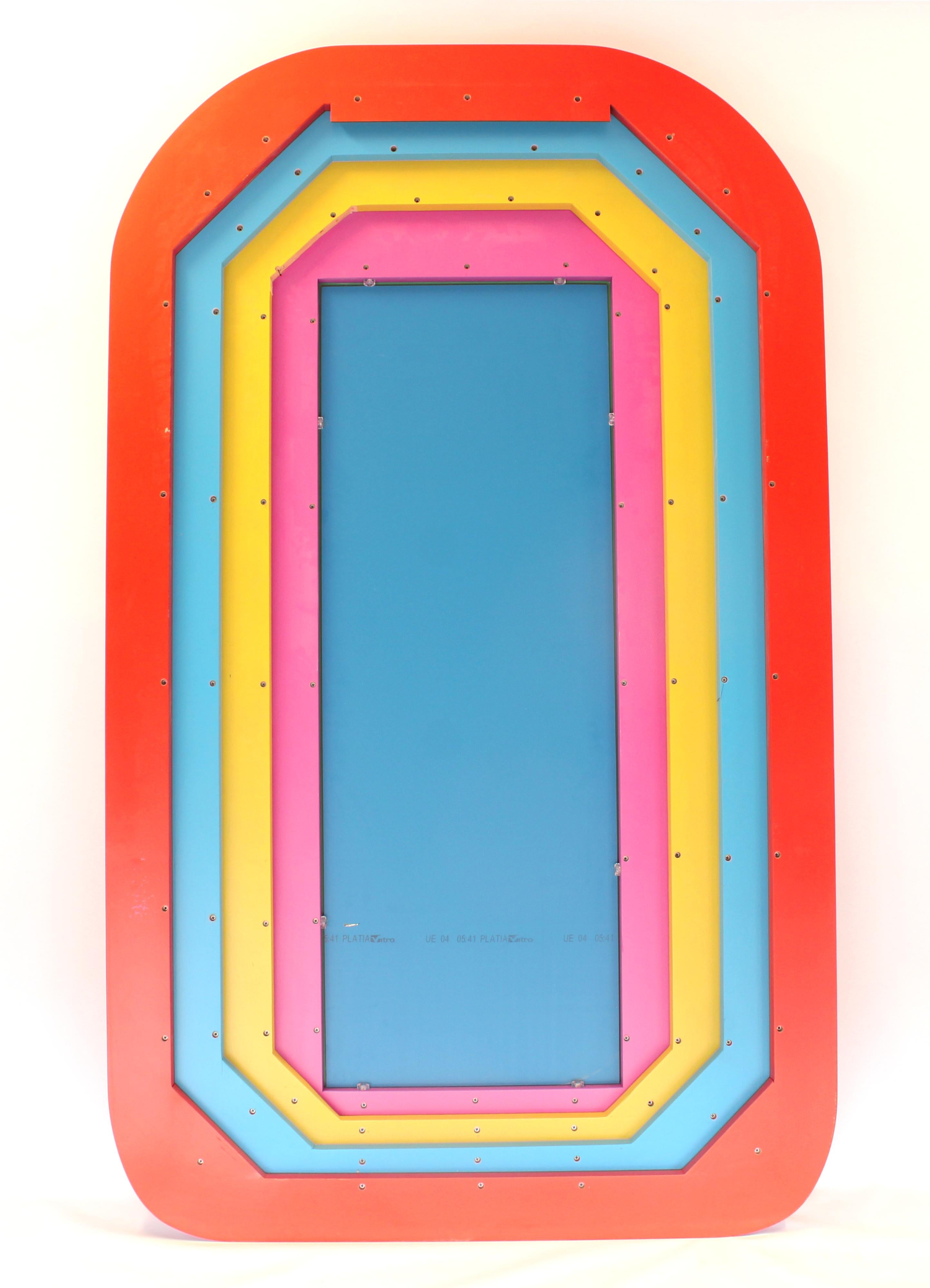 Ultrarainbowla Monumental Floor Mirror, Custom Piece, Greg Palombo, 2023 For Sale 2