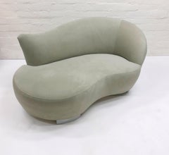 Ultrasuede Cloud Chaise Sofa by Weiman