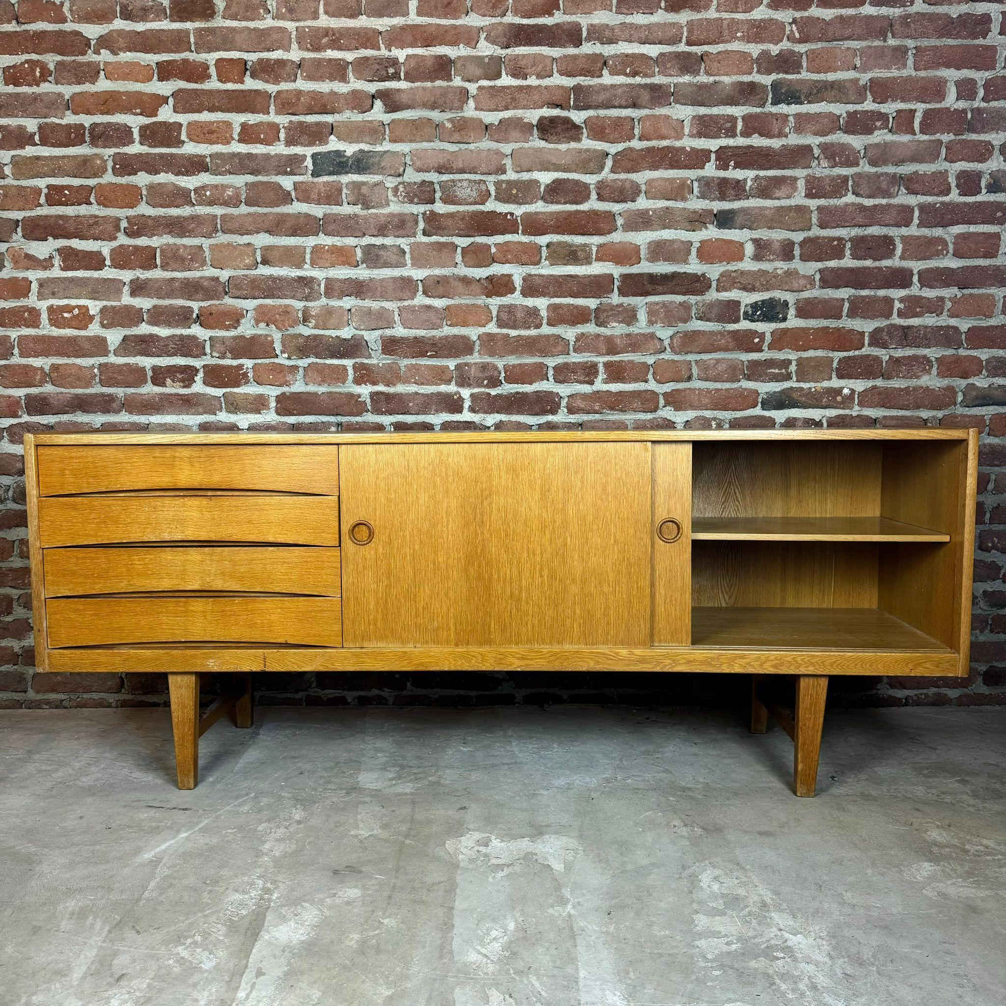 Impiallacciato Credenza Ulvö di Erik Wørts per Ikea, anni '50 in vendita
