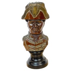 Ulysse Dabouze (haitiano, s. XIX) Busto de Henri Christophe tallado a mano