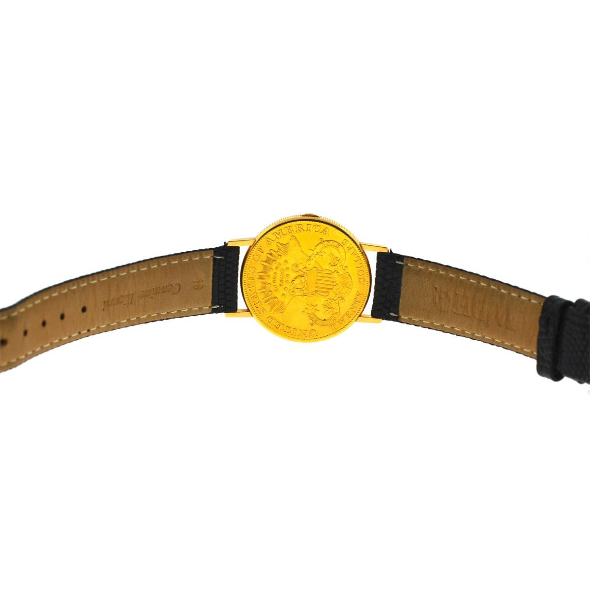 Ulysse Nardin 18 Karat Yellow Gold Manual Winding Coin Watch 7