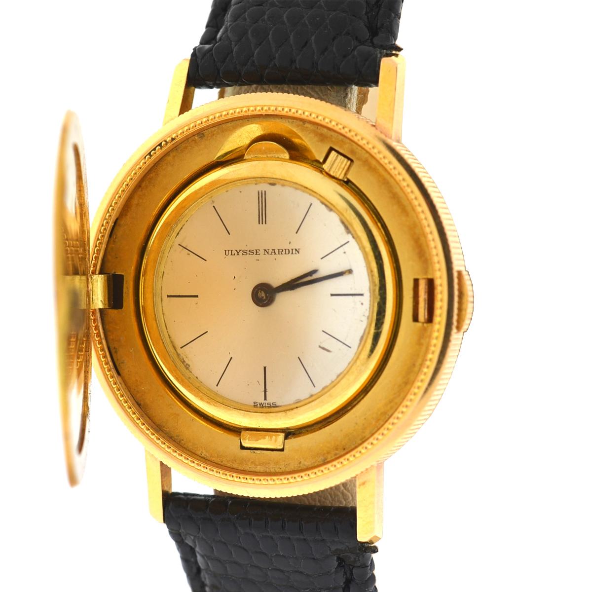 Ulysse Nardin 18 Karat Yellow Gold Manual Winding Coin Watch 1