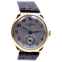 Ulysse Nardin 18 Karat Yellow Gold Retro Watch