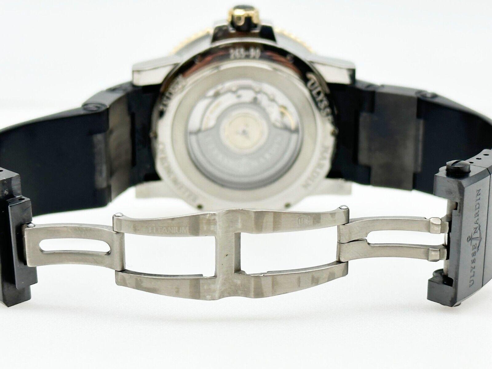 Ulysse Nardin 265-90 Maxi Marine Taucher Titan 18K Roségold Schachtelpapier 3
