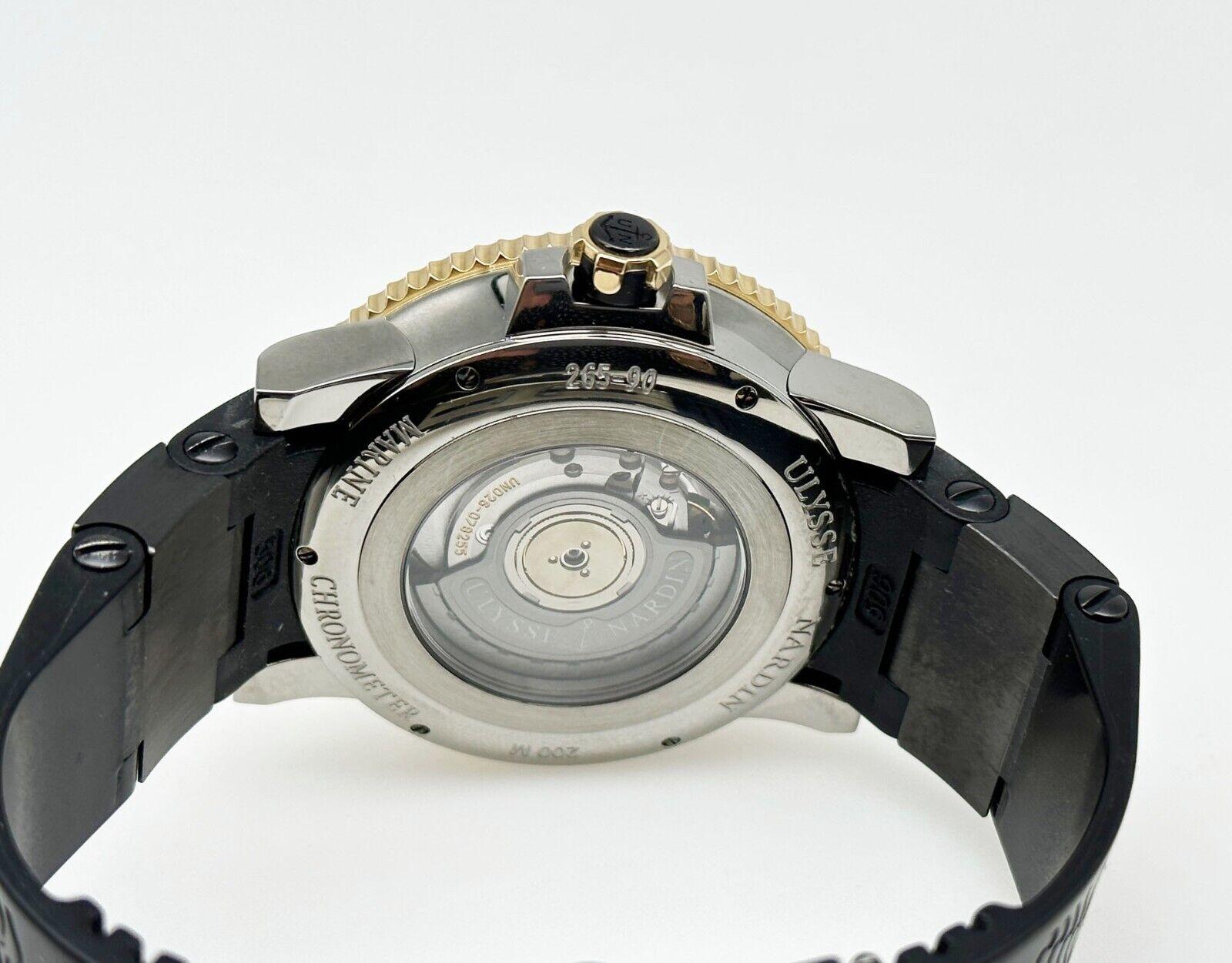Ulysse Nardin 265-90 Maxi Marine Taucher Titan 18K Roségold Schachtelpapier 4