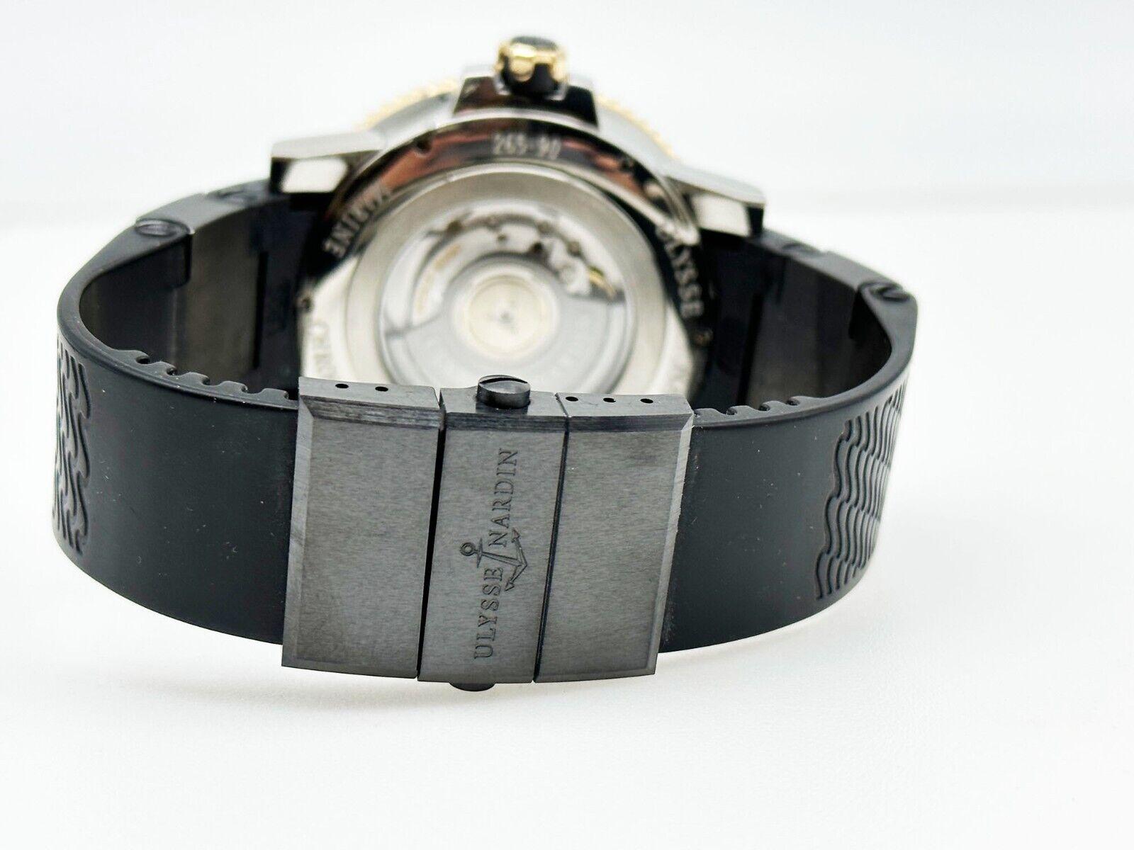 Ulysse Nardin 265-90 Maxi Marine Taucher Titan 18K Roségold Schachtelpapier 5
