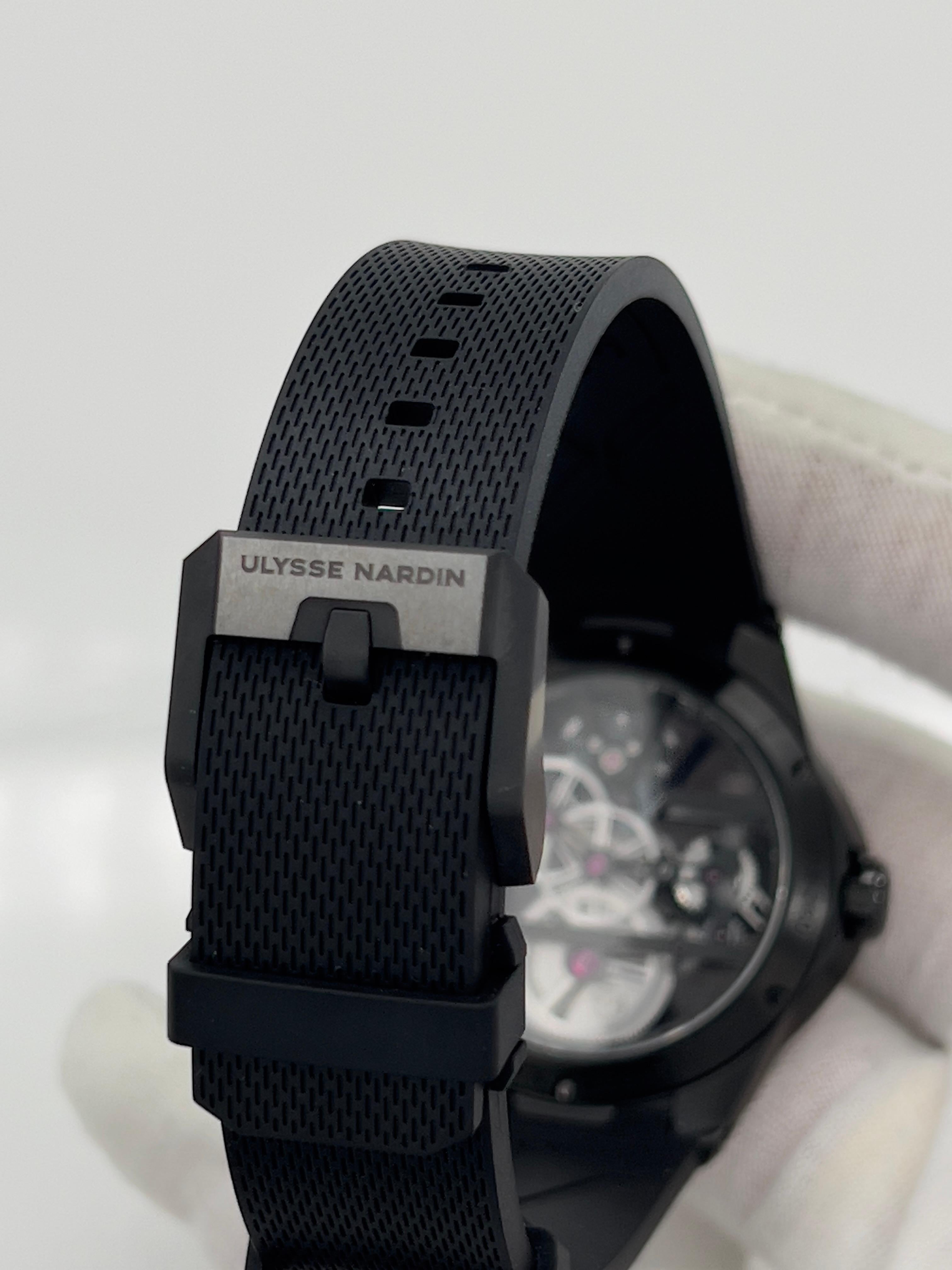 Ulysse Nardin 3713-260-3 Blast Skeleton 42mm Black Titanium For Sale 4