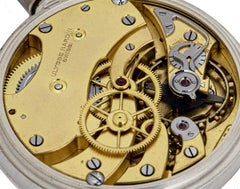 Ulysse Nardin British Military Issue Deck Watch Vintage Silver White Enamel Dial