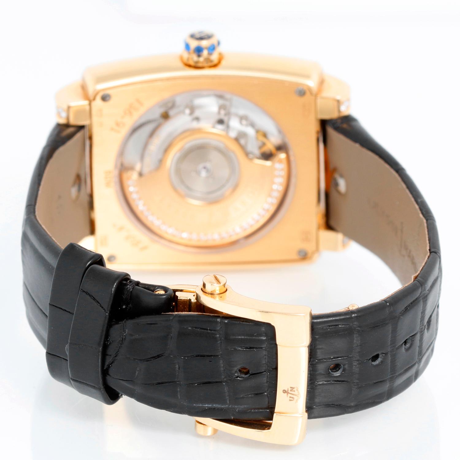 Women's or Men's Ulysse Nardin Caprice 18K Rose Gold Mens Watch 136-91