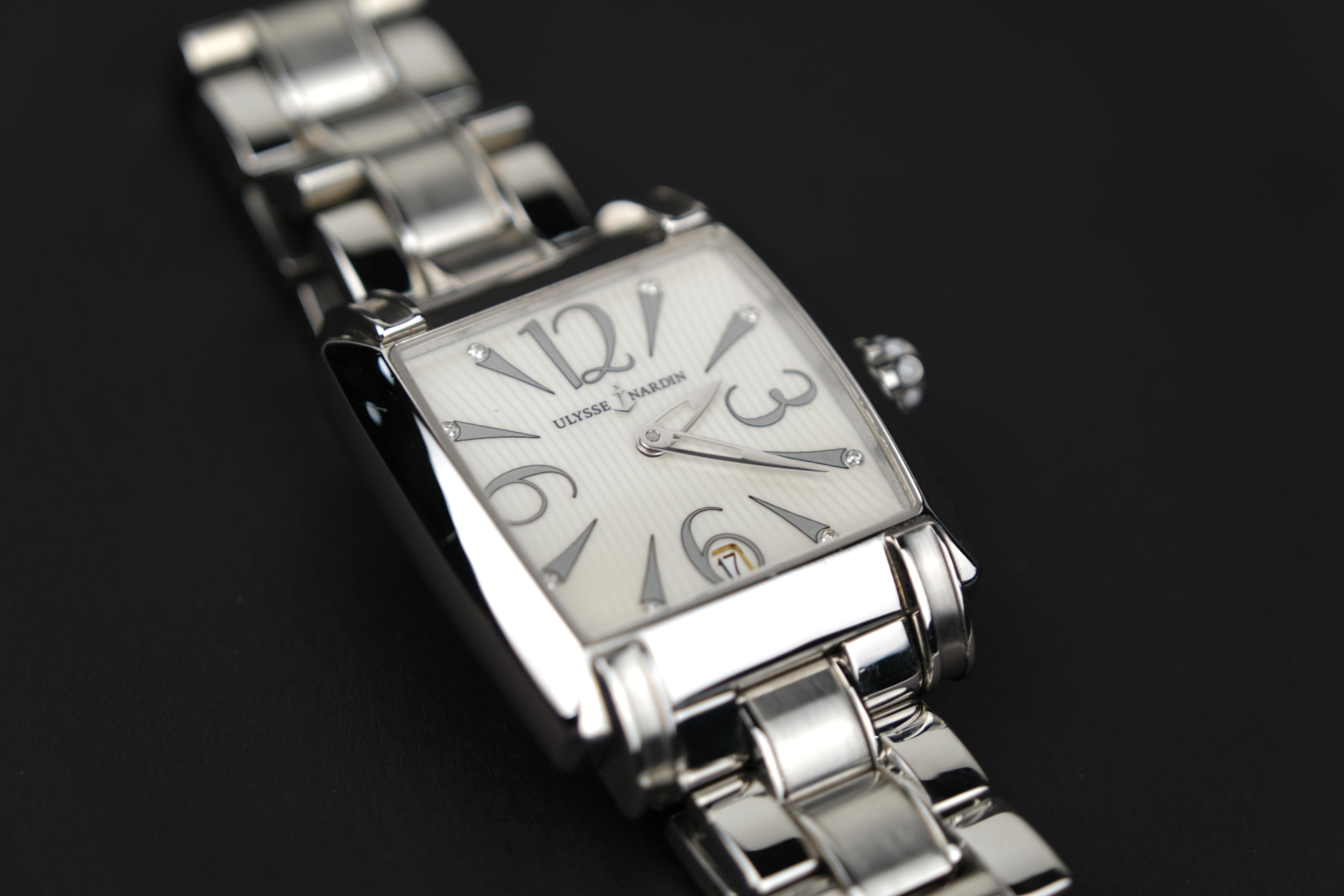 Ulysse Nardin Caprice Stainless Steel Diamond Watch #133-91/691 2