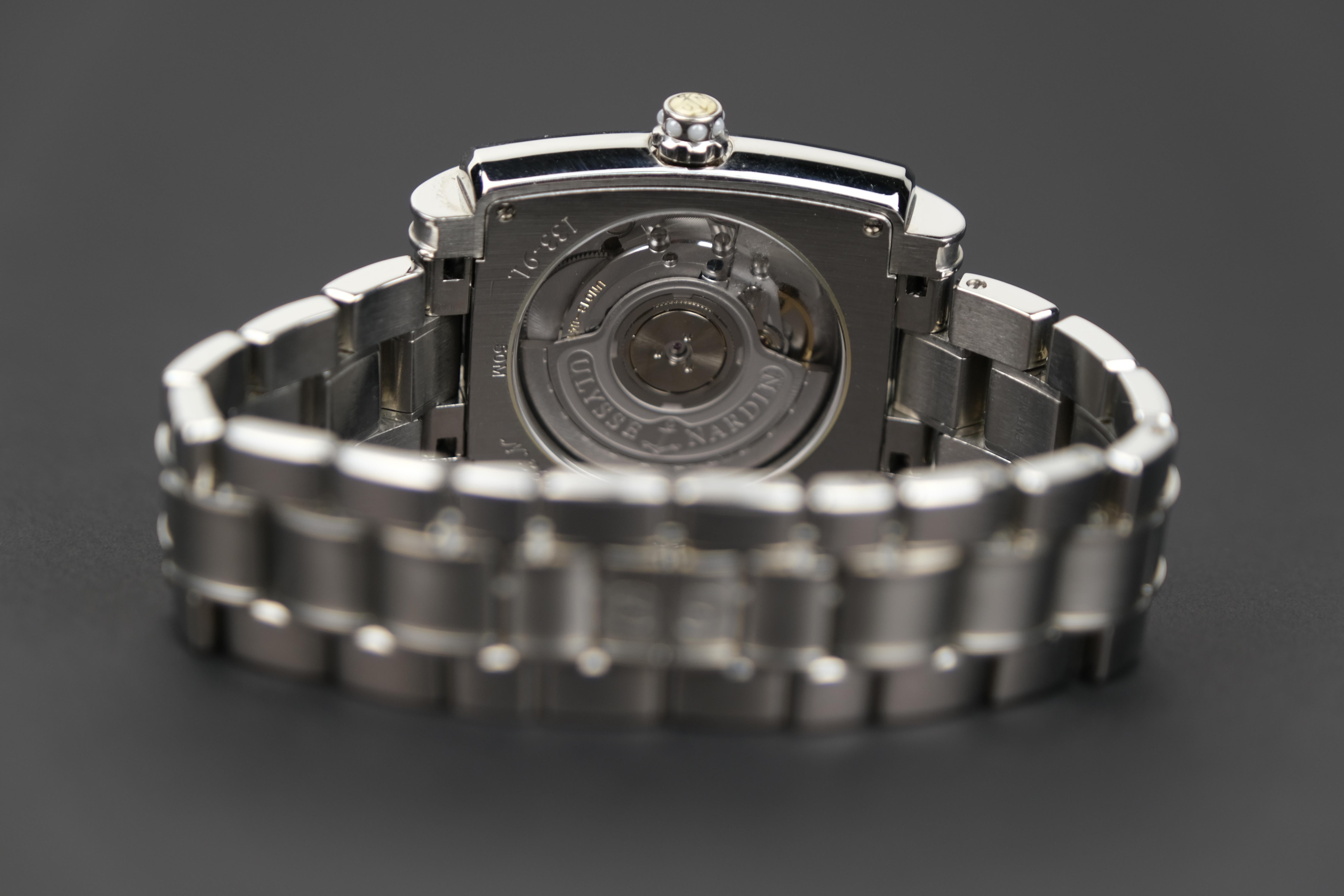 Ulysse Nardin Caprice Stainless Steel Diamond Watch #133-91/691 1