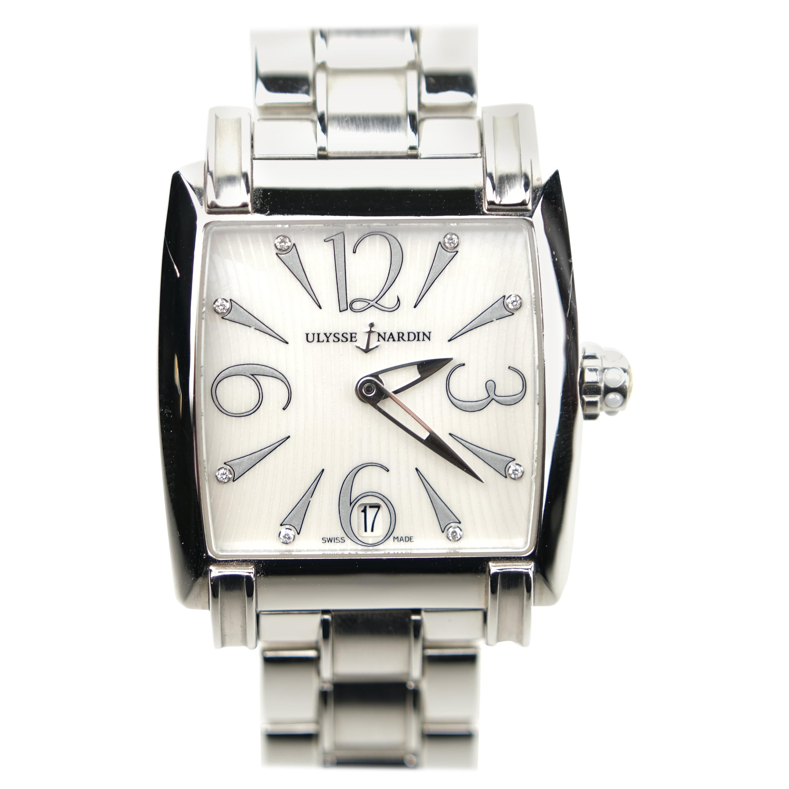 Ulysse Nardin Caprice Stainless Steel Diamond Watch #133-91/691