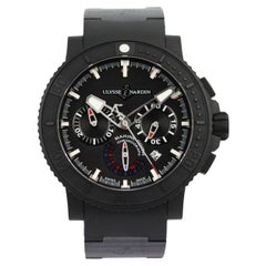 Ulysse Nardin Diver Black Sea 46MM Steel And Rubber Watch