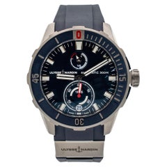 Ulysse Nardin Diver Chronometer 1183-170 44MM Automatic Blue Titanium Mens Watch