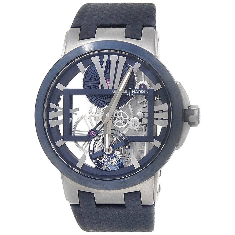 Ulysse Nardin Executive 1713-139, Blue Dial, Certified and Warranty