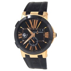 Ulysse Nardin Executive Dual Time 18 Karat Rose Gold Watch Automatic 246-00-3/42