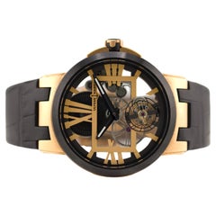 Ulysses Nardin Executive Skeleton Tourbillon Or Rose 1712-139