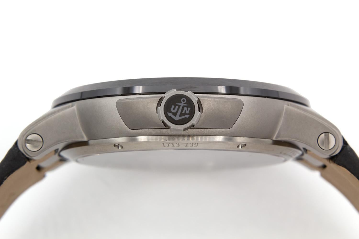 Ulysse Nardin Executive Skeleton Tourbillon Titanium Watch 1713-139 3