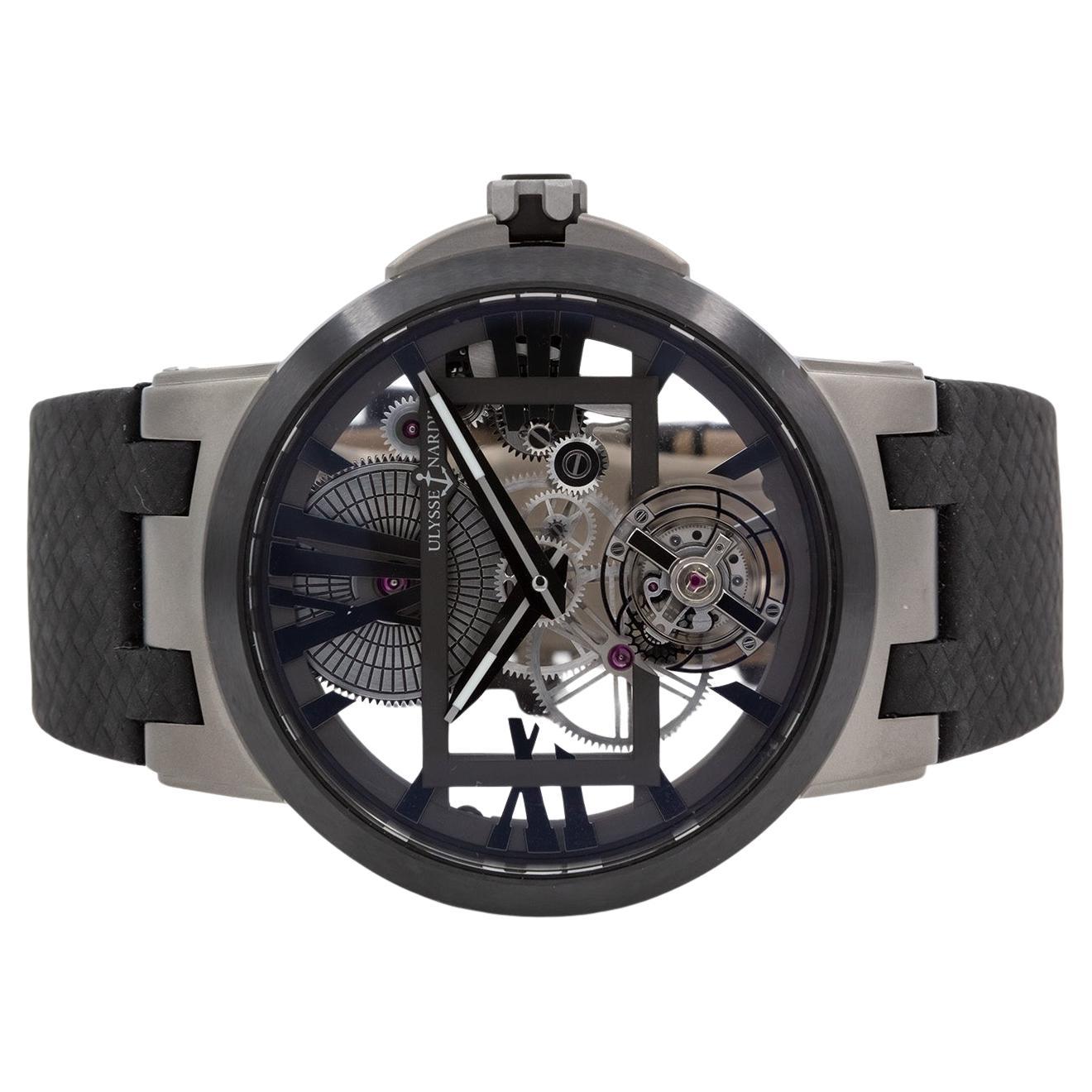 Ulysse Nardin Executive Skeleton Tourbillon Titanium Watch 1713-139