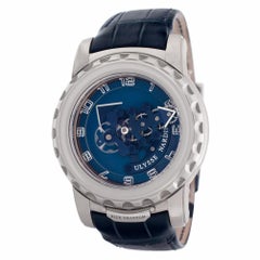 Ulysse Nardin Freak 020-81 18 Karat White Gold Blue Phantom Manual Watch