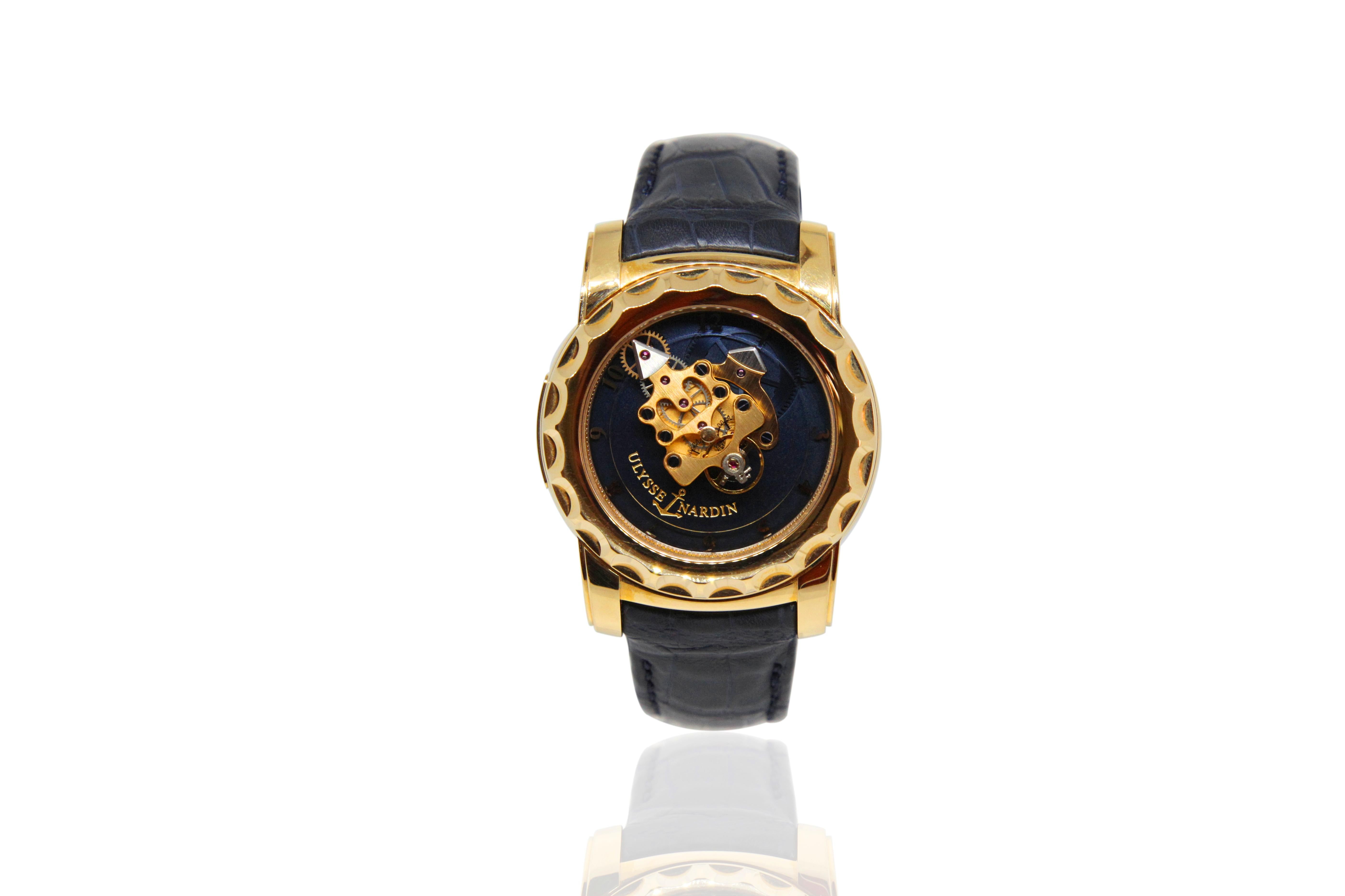 ULYSSE NARDIN Freak Carrousel Tourbillon Armbanduhr Werksgarantie 6/2026 im Zustand „Hervorragend“ im Angebot in Switzerland, CH