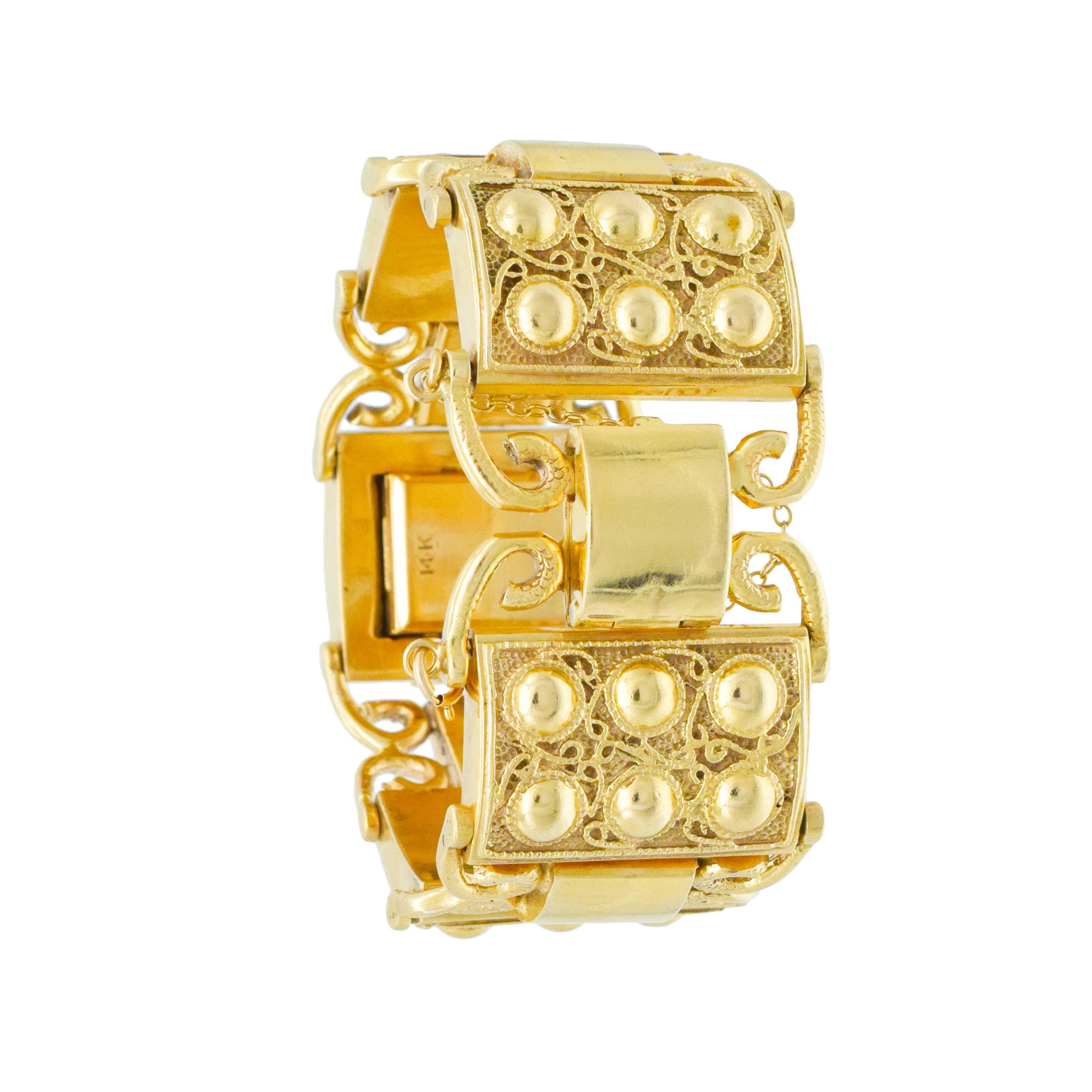 Orologio con bracciale A Link in oro Ulysse Nardin In condizioni ottime in vendita a New York, NY