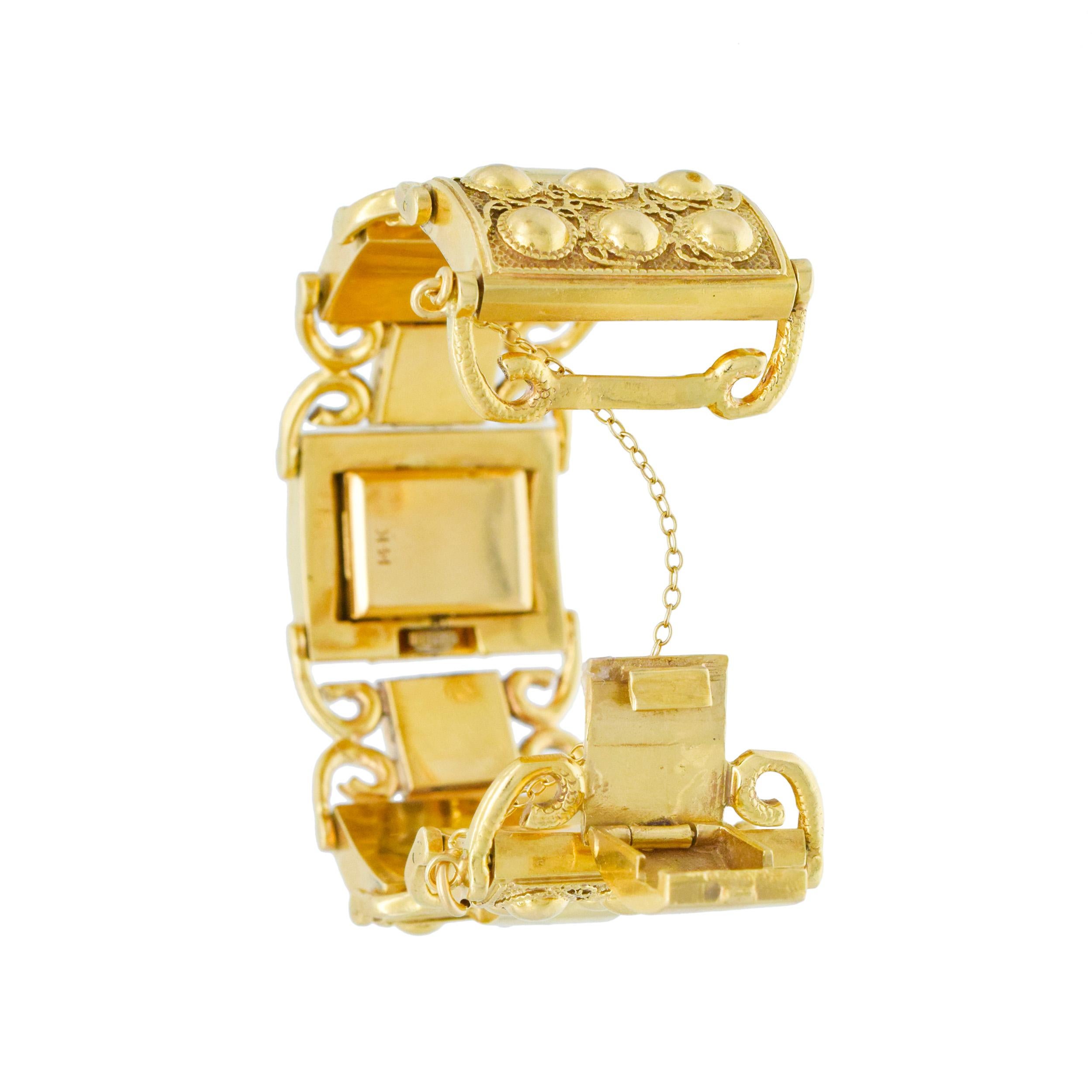 Orologio con bracciale A Link in oro Ulysse Nardin in vendita 2