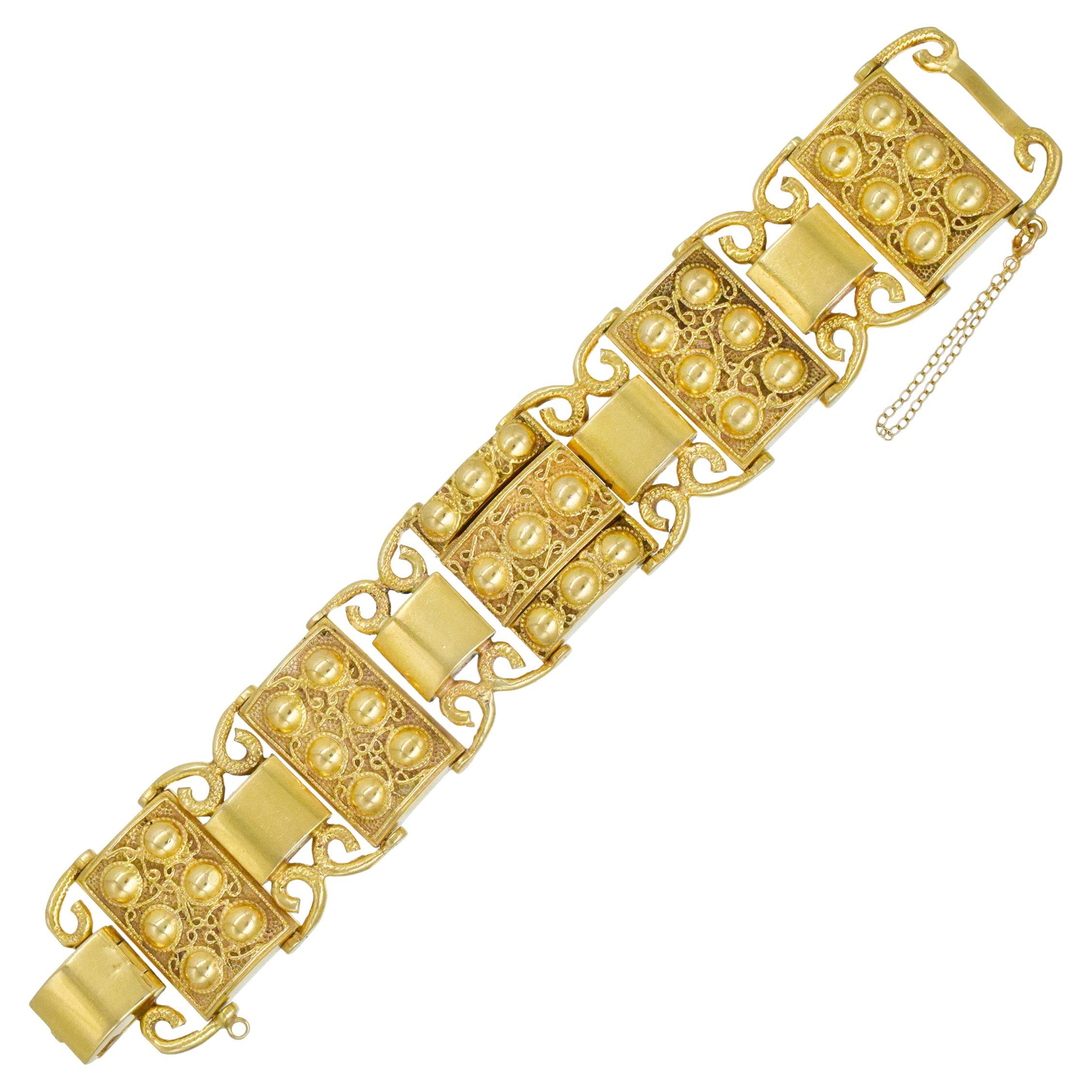 Orologio con bracciale A Link in oro Ulysse Nardin in vendita