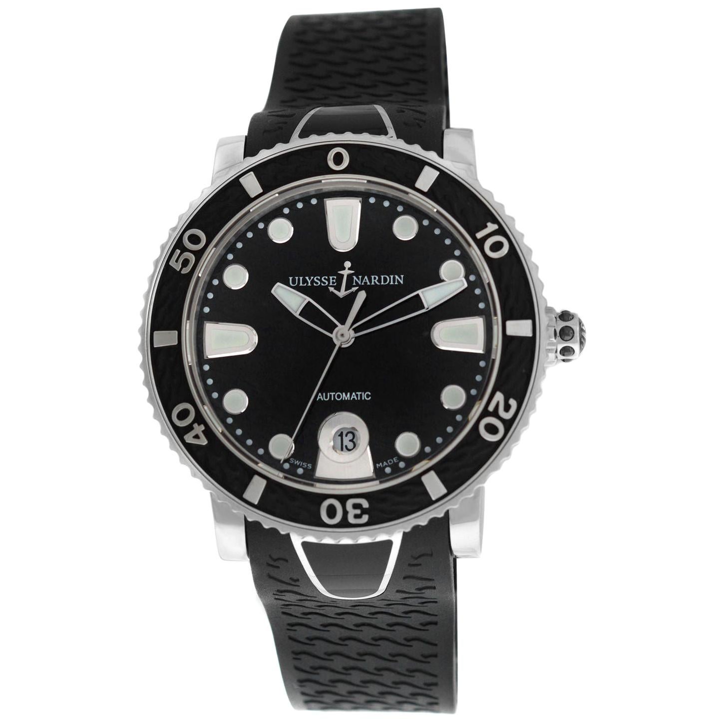 Ulysse Nardin Lady Diver 8103-101-3/02 Steel Automatic Date Watch