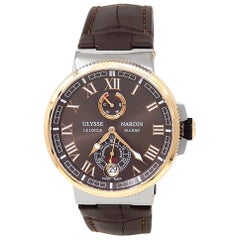 Ulysse Nardin Marine 1185-126/45, Brown Dial, Certified