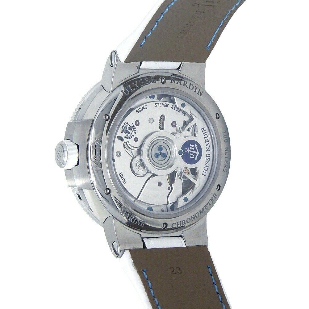 Women's Ulysse Nardin Marine Chronometer Manufacture Automatic Ladies Watch1183-126B/430 For Sale