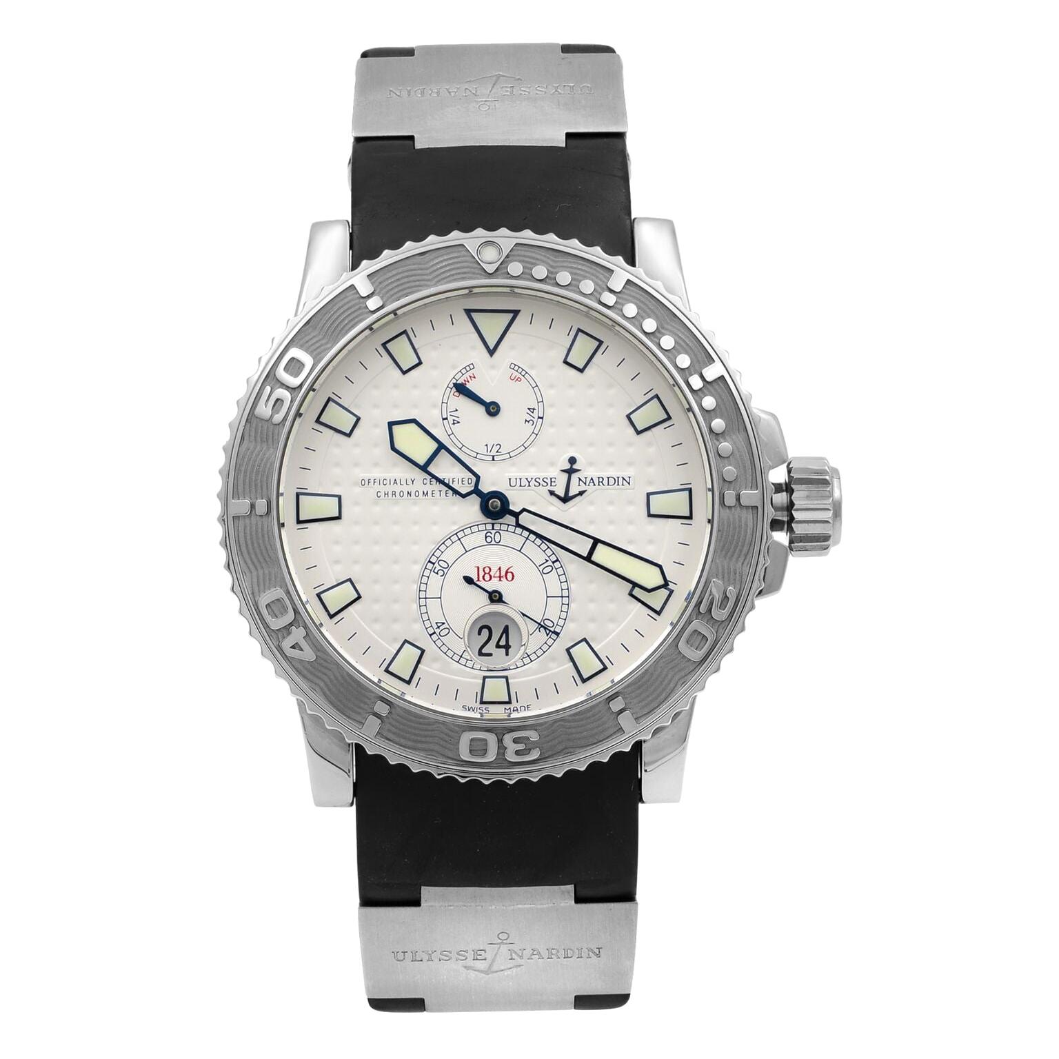 Ulysse Nardin Marine Chronometer Stainless Steel Automatic Men's Watch 263-33