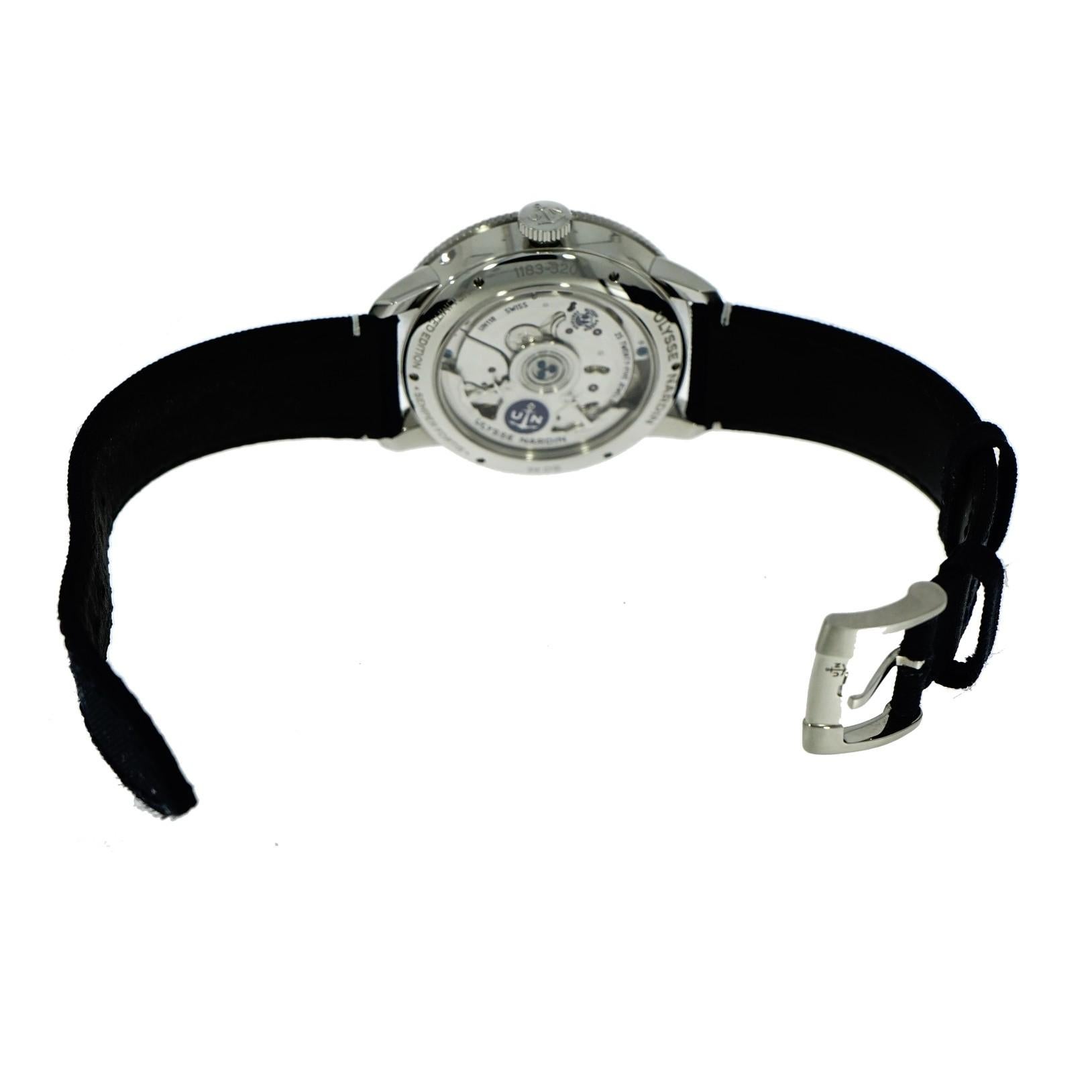 Women's or Men's Ulysse Nardin Marine Chronometer Torpilleur Limited Edition 1183-320LE/40