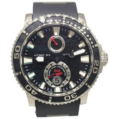 Ulysse Nardin Maxi Diver Black Dial Automatic Men's Watch 263-33-3/82 Brand New
